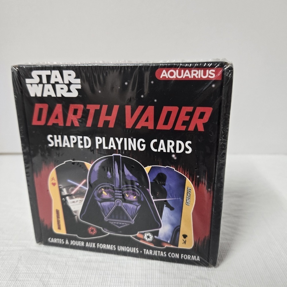 NEW Star Wars Darth Vader Shaped Playing Cards‎ By Aquarius, Sealed